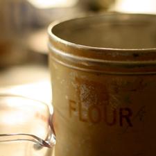 Photo of a container with flour