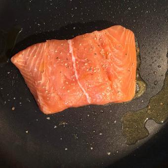 Salmon cook