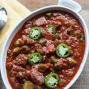 Photo of prepared Beef and Okra Stew