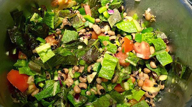 Photo of prepared Black Eyed Pea Salad