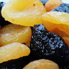 Close-up photo of dried fruit