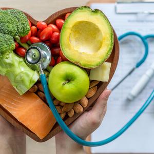 Photo of Healthy Food Amidst Diabetes-Related Health Information