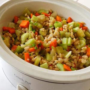 White Tepary Bean Soup