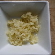 Photo of minced garlic