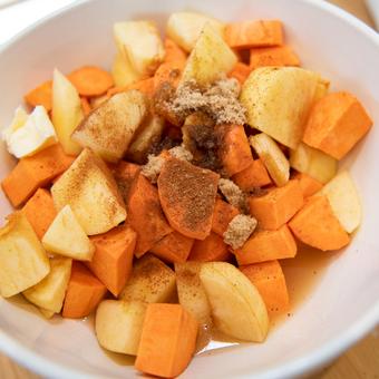 Large bowl with all ingredients