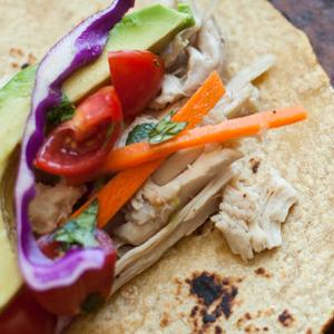 Photo of Slow-Cooked Chicken and Vegetable Taco