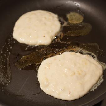 Pour batter