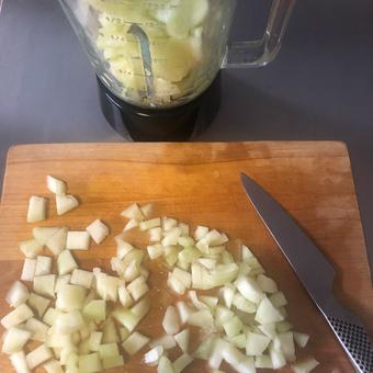 Honeydew chopped
