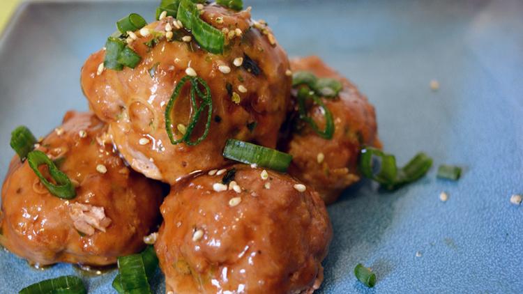 Photo of prepared Teriyaki Meatballs