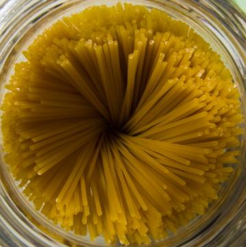 Photo of uncooked pasta