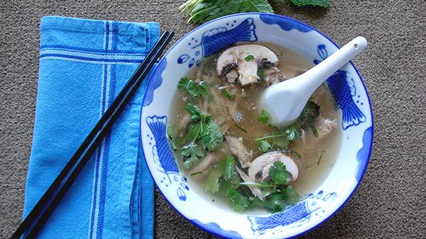 Photo of prepared Lemongrass Chicken Soup