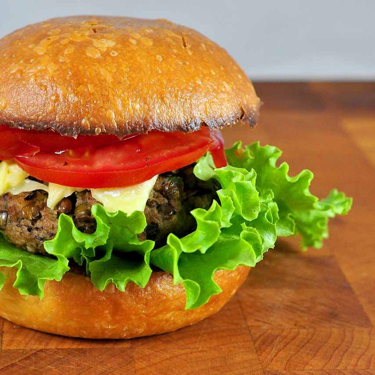 Photo of prepared Half Veggie Burger