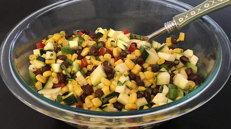 Photo of prepared Three Sisters Salad