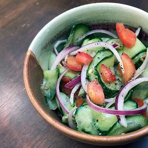 Photo of prepared Pipino Salad