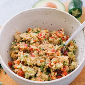 Chickpea salad hero