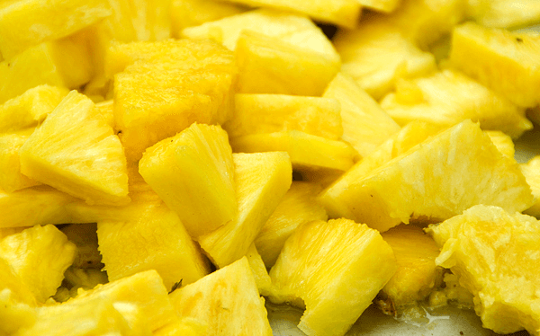 Photo of pineapple chunks