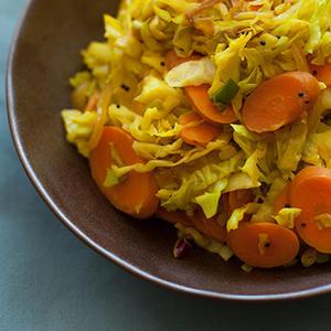 Photo of prepared Cabbage with Carrots